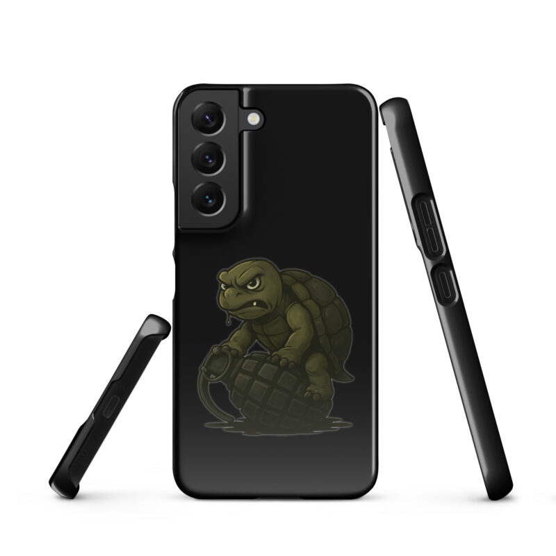 Wütende Schildkröte auf Granate Snapcase Samsung®-Hülle – Accessoires – klamottn.de