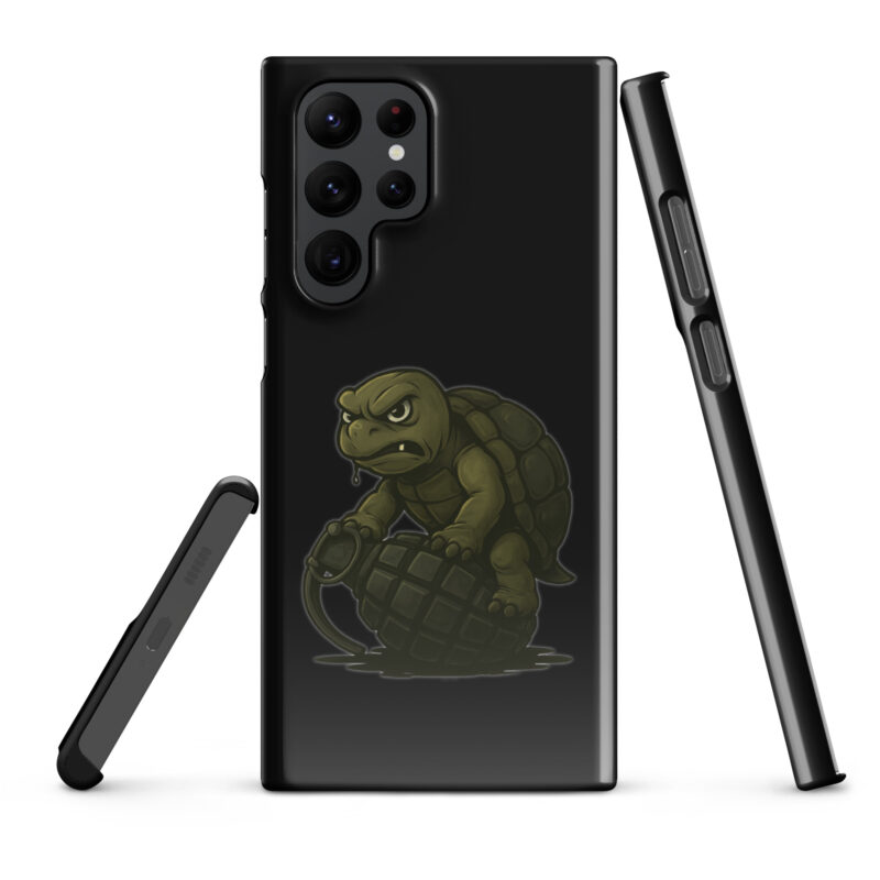 Wütende Schildkröte auf Granate Snapcase Samsung®-Hülle – Accessoires – klamottn.de