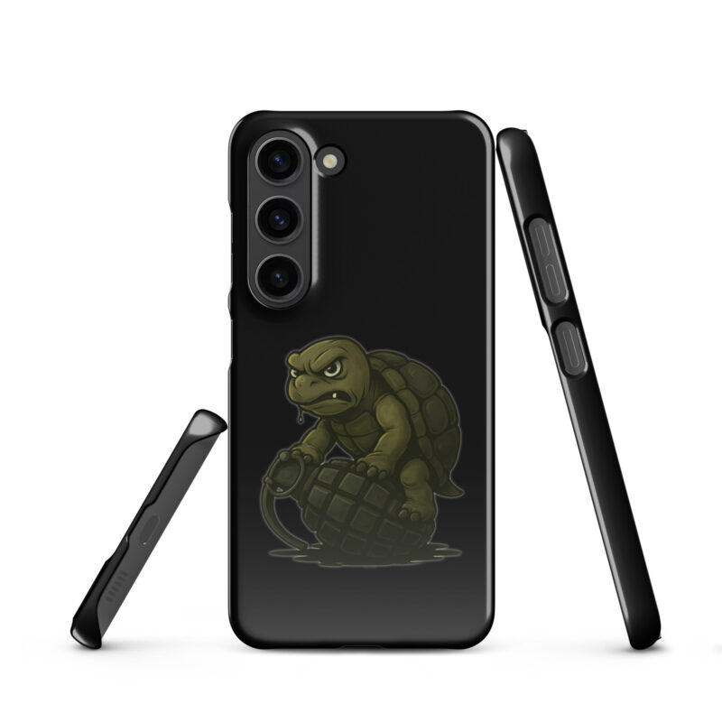 Wütende Schildkröte auf Granate Snapcase Samsung®-Hülle – Accessoires – klamottn.de