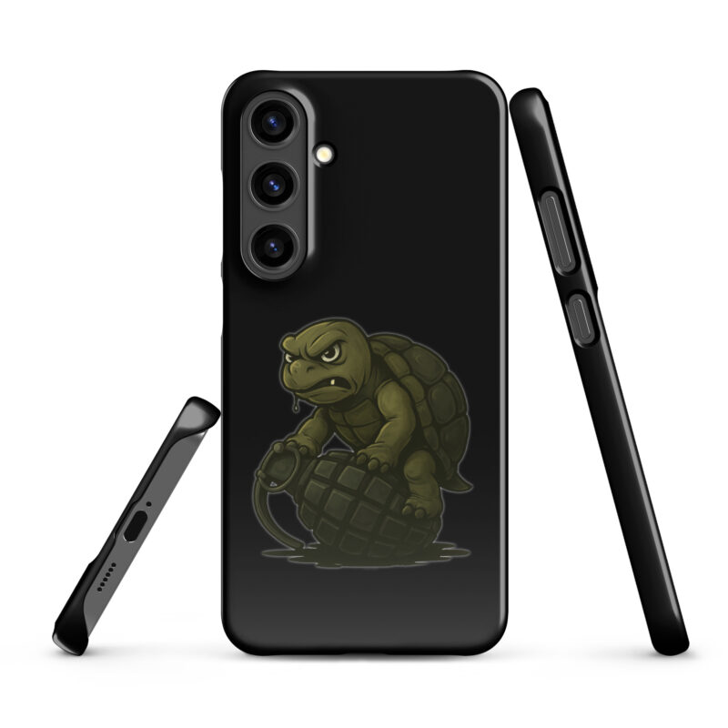 Wütende Schildkröte auf Granate Snapcase Samsung®-Hülle – Accessoires – klamottn.de