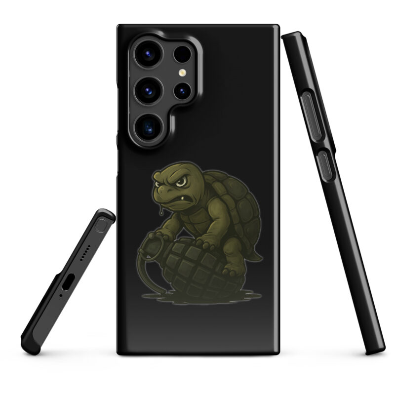 Wütende Schildkröte auf Granate Snapcase Samsung®-Hülle – Accessoires – klamottn.de