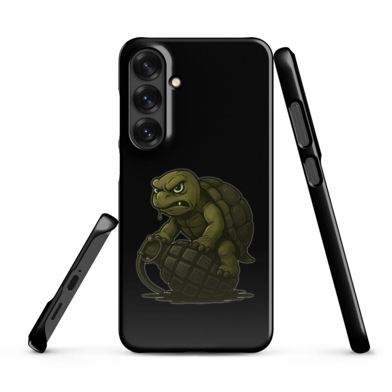 Wütende Schildkröte auf Granate Snapcase Samsung®-Hülle – Accessoires – klamottn.de