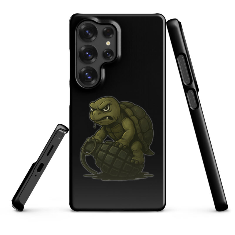 Wütende Schildkröte auf Granate Snapcase Samsung®-Hülle – Accessoires – klamottn.de
