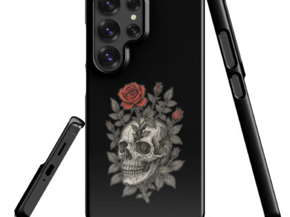 Schädel mit blutroter Rose Snapcase Samsung®-Hülle – Accessoires – klamottn.de Schädel mit blutroter Rose Snapcase Samsung®-Hülle – Accessoires – klamottn.de