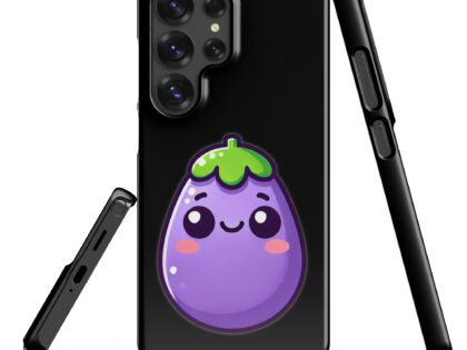 Kawaii Aubergine Snapcase Samsung®-Hülle – Accessoires – klamottn.de Kawaii Aubergine Snapcase Samsung®-Hülle – Accessoires – klamottn.de