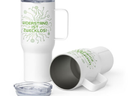 Widerstand ist zwecklos Thermobecher – Accessoires – klamottn.de Widerstand ist zwecklos Thermobecher – Accessoires – klamottn.de