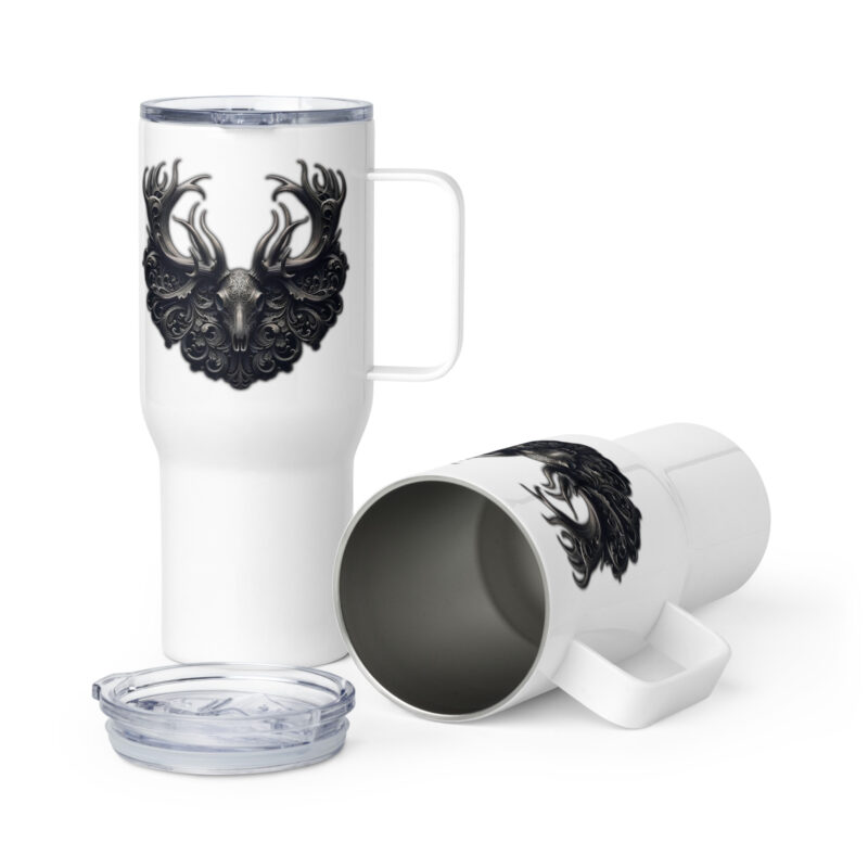Mystischer Hirschschädel Thermobecher – Accessoires – klamottn.de