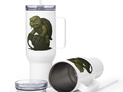 Wütende Schildkröte auf Granate Thermobecher – Accessoires – klamottn.de Wütende Schildkröte auf Granate Thermobecher – Accessoires – klamottn.de