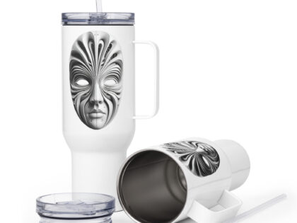 Futuristische Skulpturenmaske Thermobecher – Accessoires – klamottn.de Futuristische Skulpturenmaske Thermobecher – Accessoires – klamottn.de