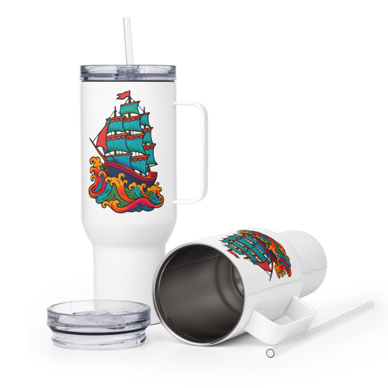 Wildes Piratenschiff Thermobecher – Accessoires – klamottn.de
