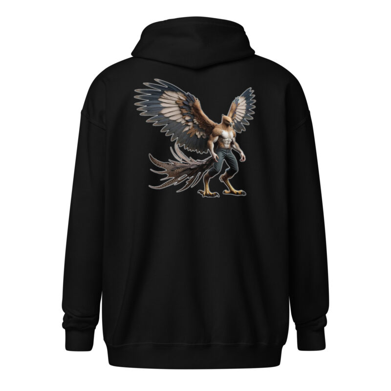 Majestätischer Greifen-Krieger Unisex Heavy-Blend Zip Hoodie – Zip Hoodies – klamottn.de