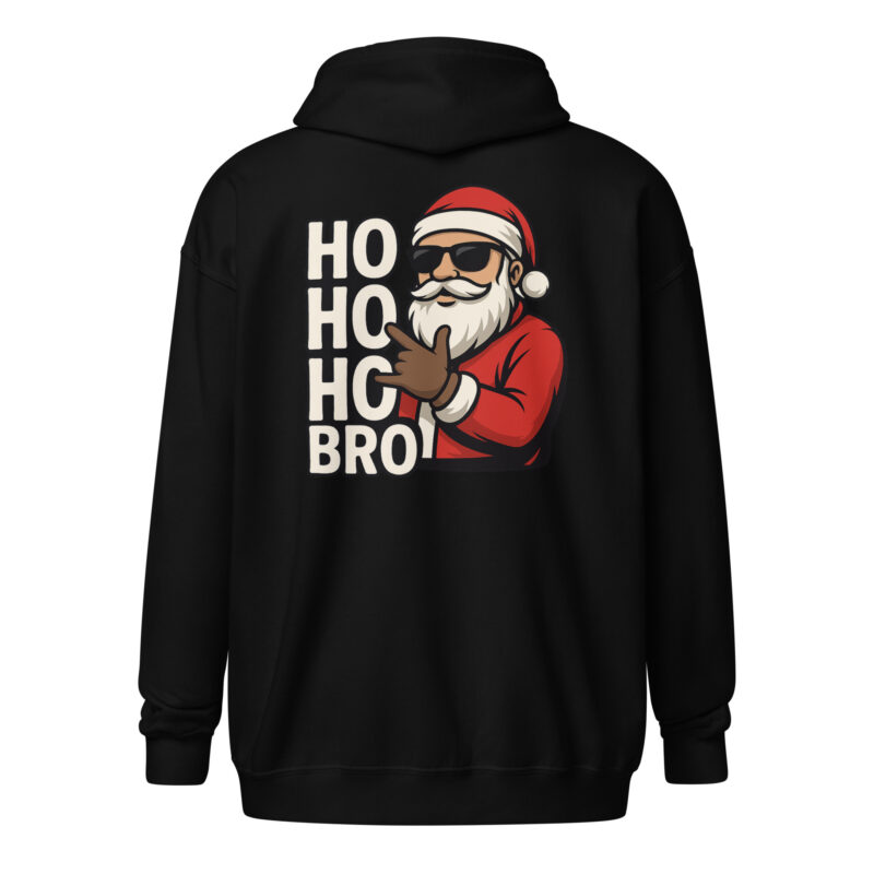 Ho Ho Ho Bro Unisex Heavy-Blend Zip Hoodie – Zip Hoodies – klamottn.de