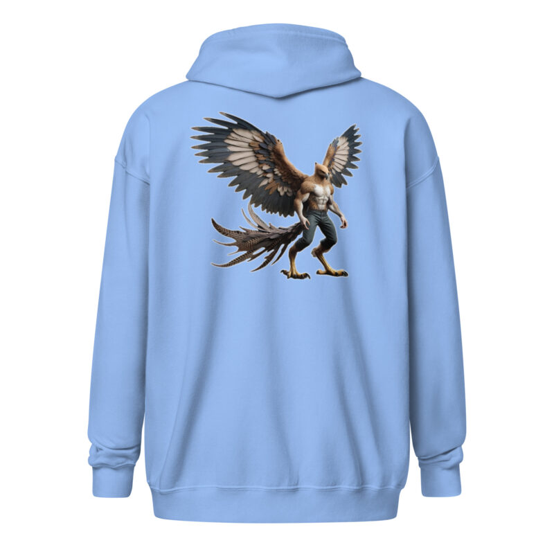 Majestätischer Greifen-Krieger Unisex Heavy-Blend Zip Hoodie – Zip Hoodies – klamottn.de