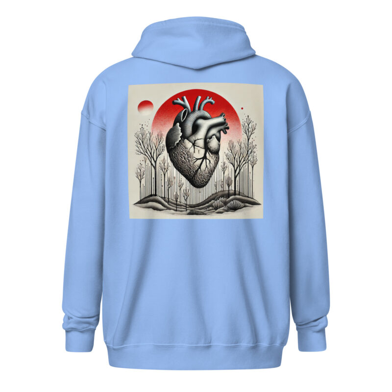 Herz im Schattenwald Unisex Heavy-Blend Zip Hoodie – Zip Hoodies – klamottn.de