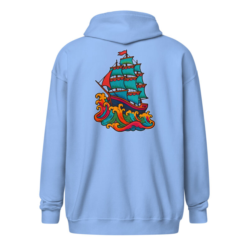 Wildes Piratenschiff Unisex Heavy-Blend Zip Hoodie – Zip Hoodies – klamottn.de