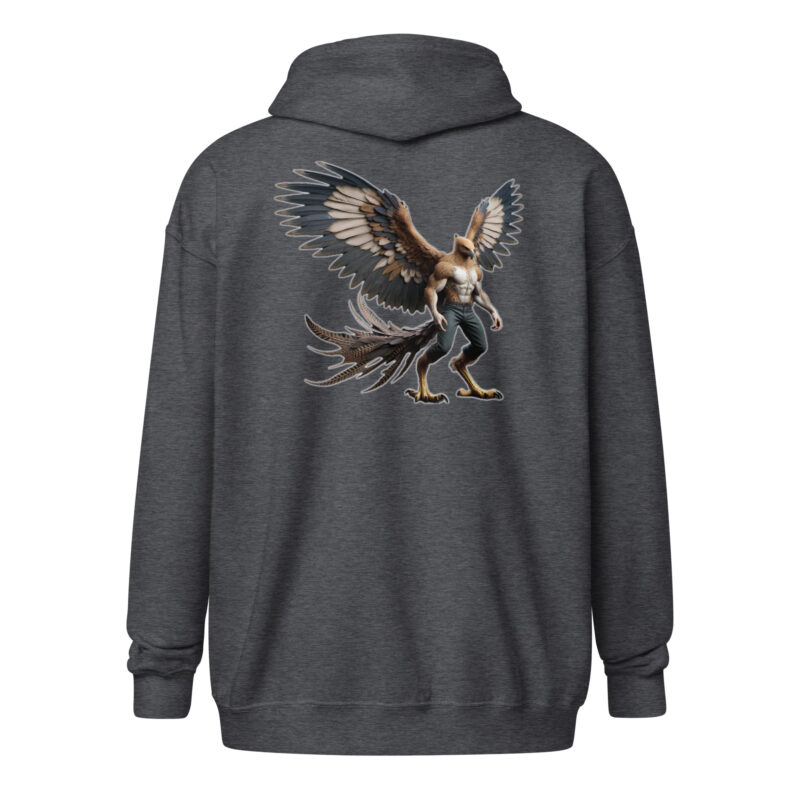 Majestätischer Greifen-Krieger Unisex Heavy-Blend Zip Hoodie – Zip Hoodies – klamottn.de