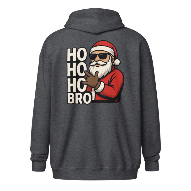 Ho Ho Ho Bro Unisex Heavy-Blend Zip Hoodie – Zip Hoodies – klamottn.de