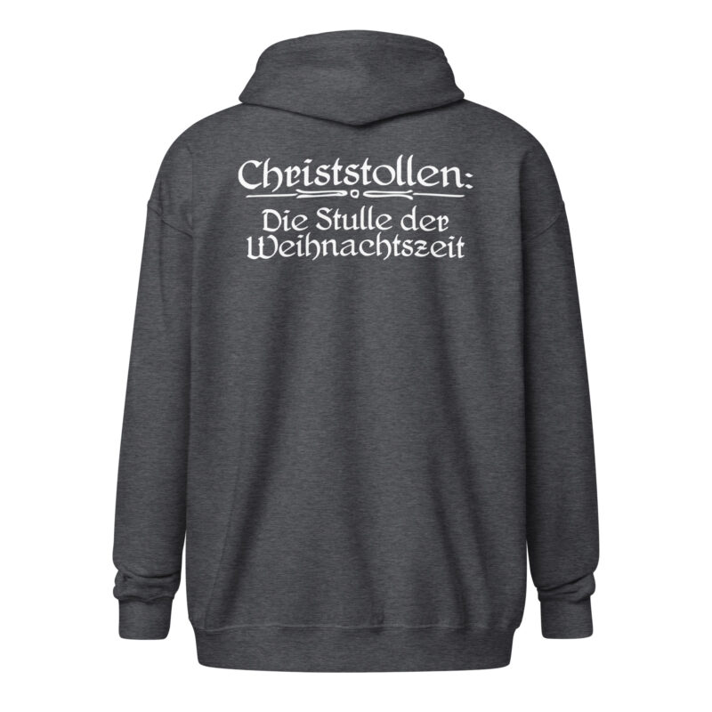 Christstollen: Die Stulle der Weihnachtszeit Unisex Heavy-Blend Zip Hoodie – Zip Hoodies – klamottn.de