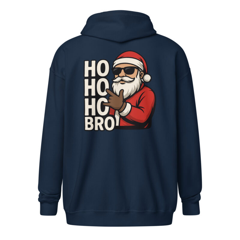 Ho Ho Ho Bro Unisex Heavy-Blend Zip Hoodie – Zip Hoodies – klamottn.de