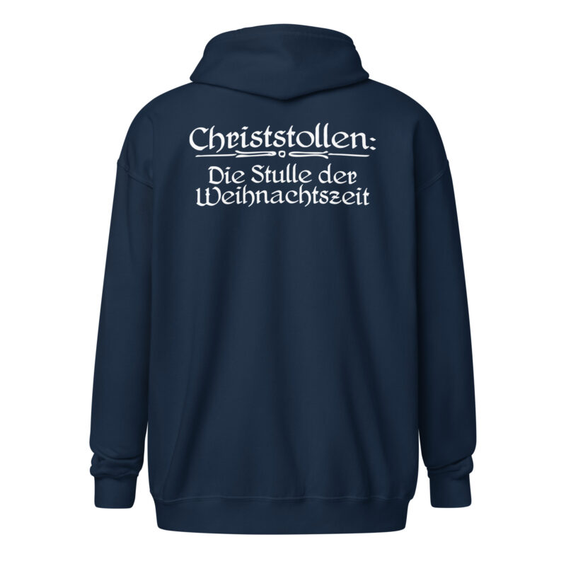 Christstollen: Die Stulle der Weihnachtszeit Unisex Heavy-Blend Zip Hoodie – Zip Hoodies – klamottn.de