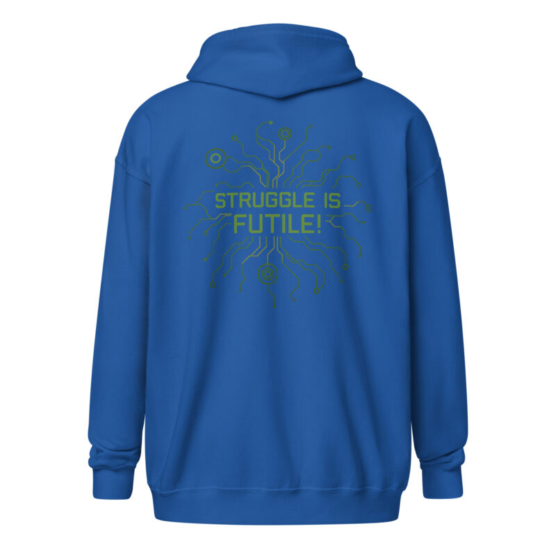 Struggle is futile Unisex Heavy-Blend Zip Hoodie – Zip Hoodies – klamottn.de
