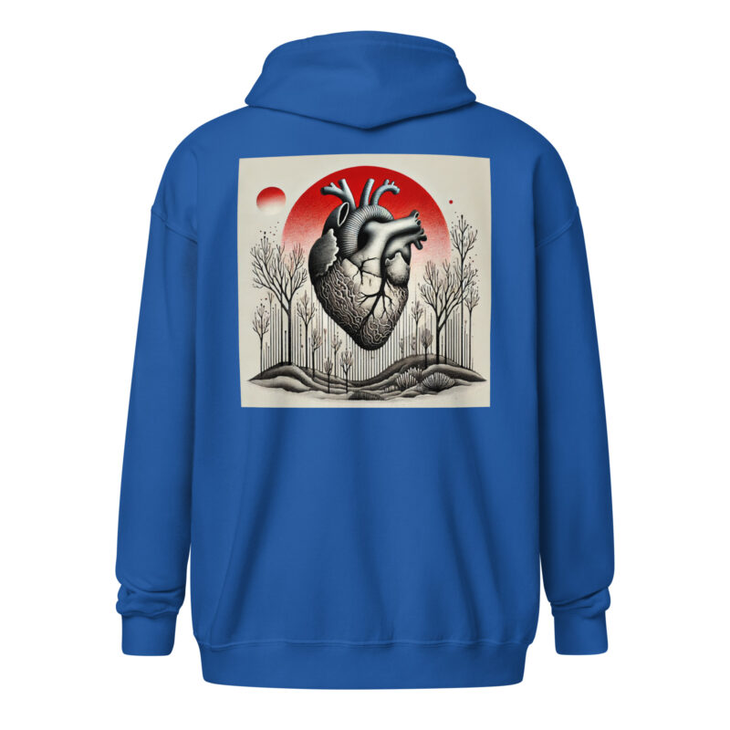 Herz im Schattenwald Unisex Heavy-Blend Zip Hoodie – Zip Hoodies – klamottn.de