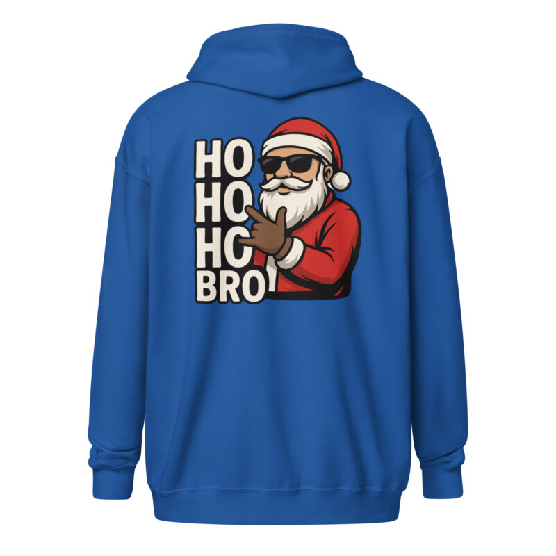 Ho Ho Ho Bro Unisex Heavy-Blend Zip Hoodie – Zip Hoodies – klamottn.de
