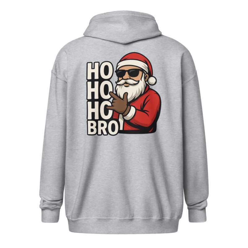 Ho Ho Ho Bro Unisex Heavy-Blend Zip Hoodie – Zip Hoodies – klamottn.de