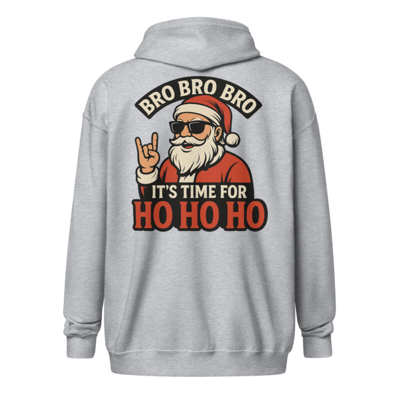 Bro Bro Bro It's Time for Ho Ho Ho Unisex Heavy-Blend Zip Hoodie – Zip Hoodies – klamottn.de