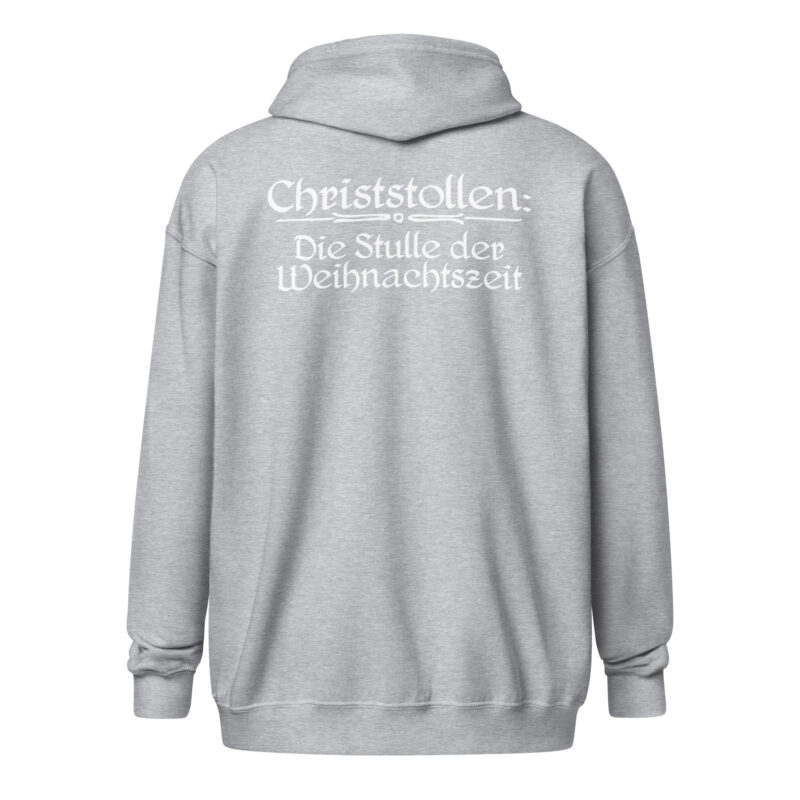 Christstollen: Die Stulle der Weihnachtszeit Unisex Heavy-Blend Zip Hoodie – Zip Hoodies – klamottn.de