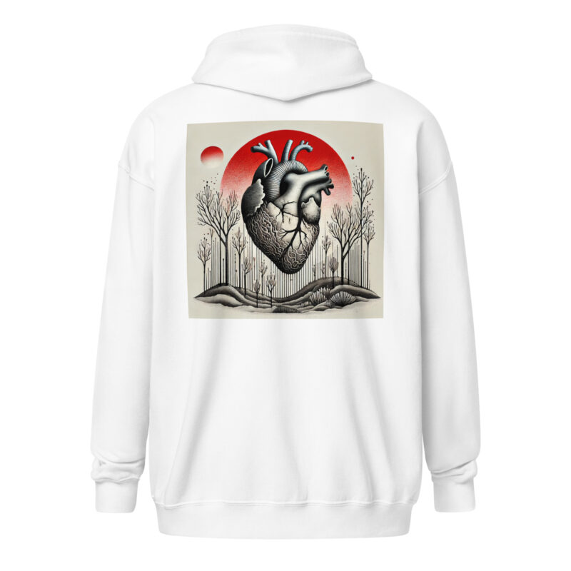 Herz im Schattenwald Unisex Heavy-Blend Zip Hoodie – Zip Hoodies – klamottn.de