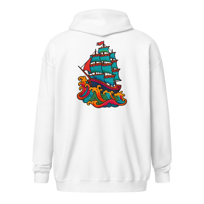 Wildes Piratenschiff Unisex Heavy-Blend Zip Hoodie – Zip Hoodies – klamottn.de