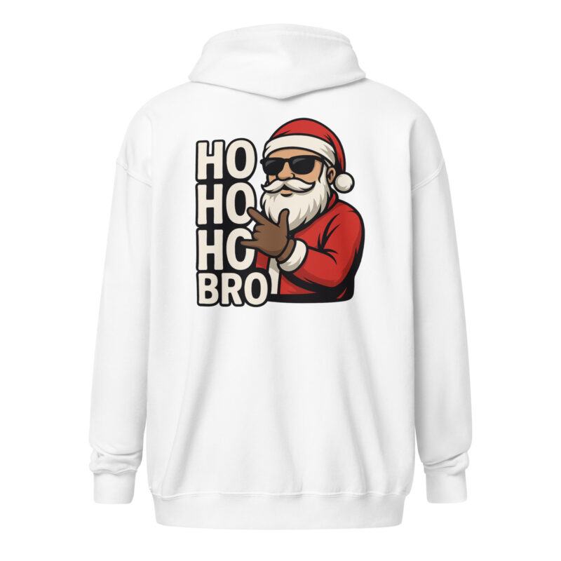 Ho Ho Ho Bro Unisex Heavy-Blend Zip Hoodie – Zip Hoodies – klamottn.de