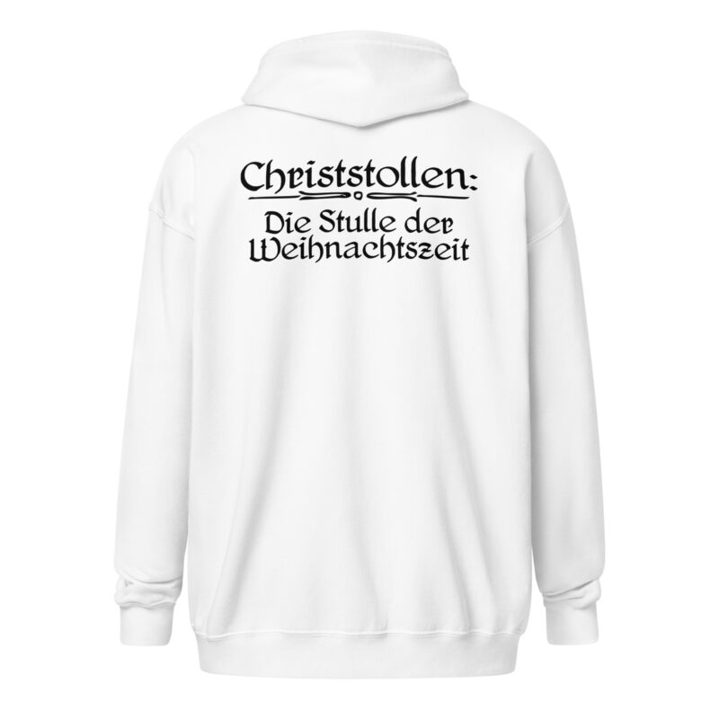 Christstollen: Die Stulle der Weihnachtszeit Unisex Heavy-Blend Zip Hoodie – Zip Hoodies – klamottn.de