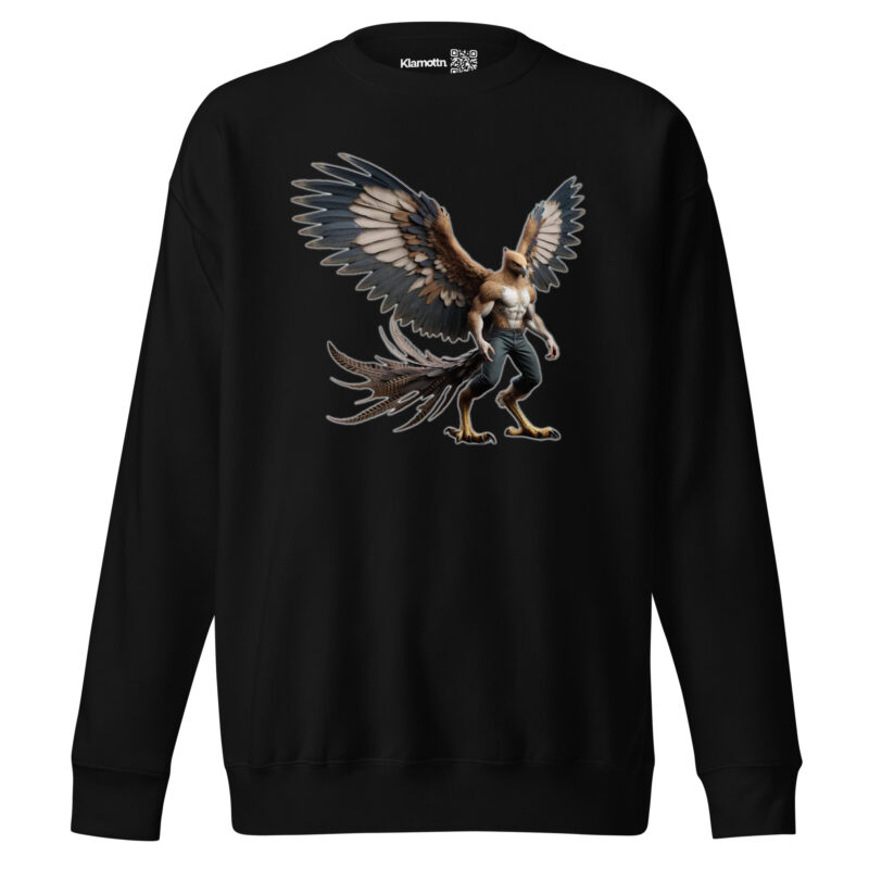 Majestätischer Greifen-Krieger Unisex-Premium-Pullover – Sweatshirts – klamottn.de