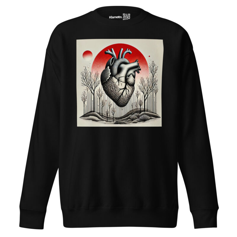 Herz im Schattenwald Unisex-Premium-Pullover – Sweatshirts – klamottn.de