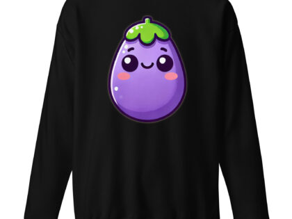 Kawaii Aubergine Unisex-Premium-Pullover – Sweatshirts – klamottn.de Kawaii Aubergine Unisex-Premium-Pullover – Sweatshirts – klamottn.de
