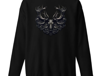 Mystischer Hirschschädel Unisex-Premium-Pullover – Sweatshirts – klamottn.de Mystischer Hirschschädel Unisex-Premium-Pullover – Sweatshirts – klamottn.de