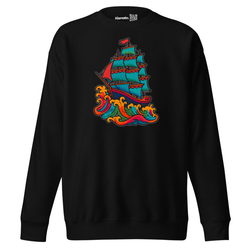 Wildes Piratenschiff Unisex-Premium-Pullover – Sweatshirts – klamottn.de