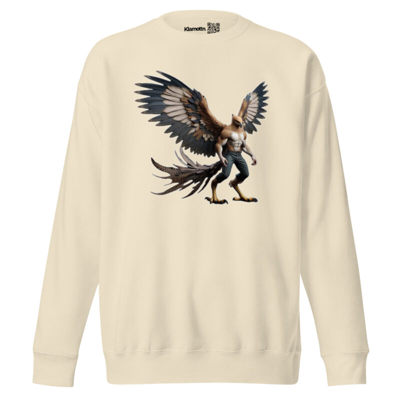 Majestätischer Greifen-Krieger Unisex-Premium-Pullover – Sweatshirts – klamottn.de