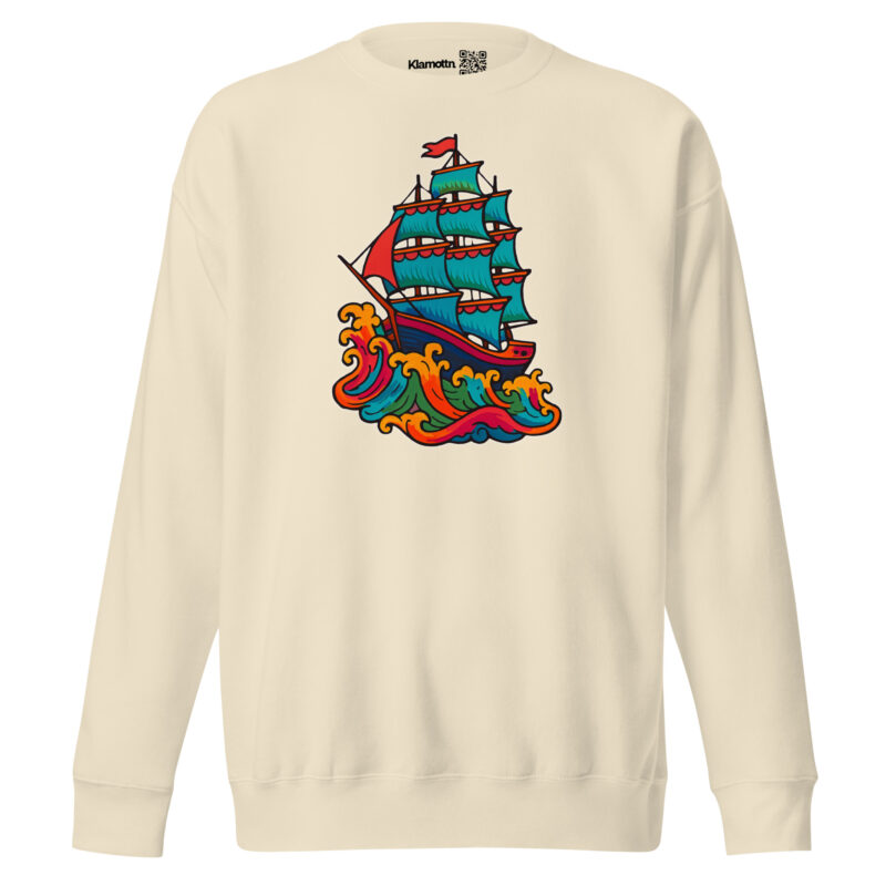 Wildes Piratenschiff Unisex-Premium-Pullover – Sweatshirts – klamottn.de
