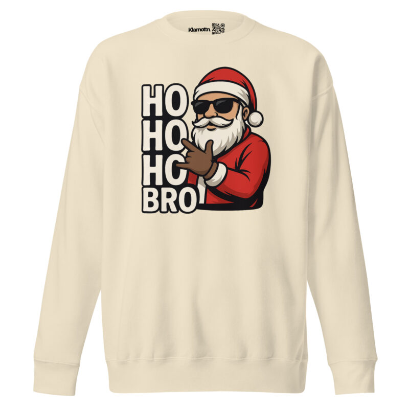 Ho Ho Ho Bro Unisex-Premium-Pullover – Sweatshirts – klamottn.de