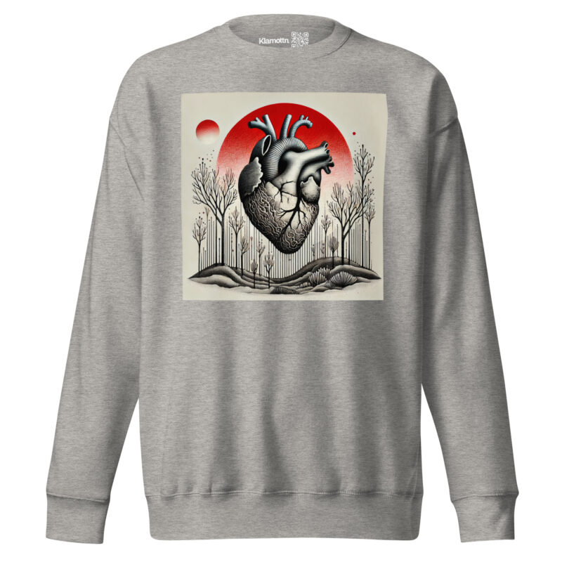 Herz im Schattenwald Unisex-Premium-Pullover – Sweatshirts – klamottn.de