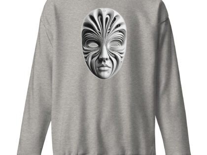 Futuristische Skulpturenmaske Unisex-Premium-Pullover – Sweatshirts – klamottn.de Futuristische Skulpturenmaske Unisex-Premium-Pullover – Sweatshirts – klamottn.de