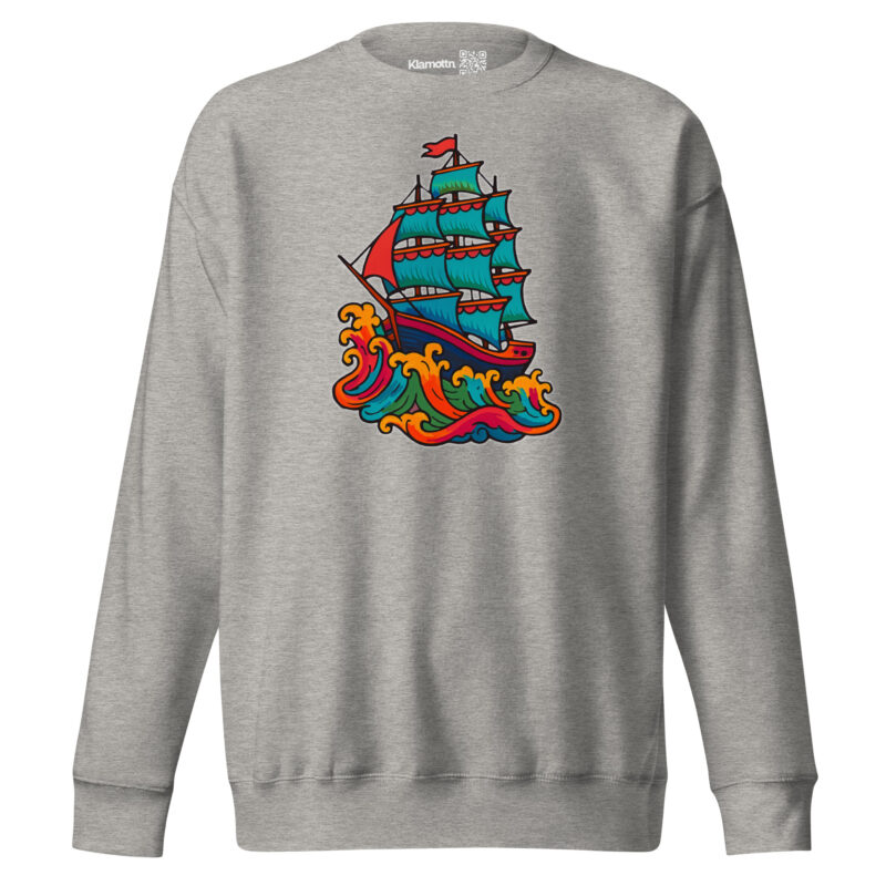 Wildes Piratenschiff Unisex-Premium-Pullover – Sweatshirts – klamottn.de