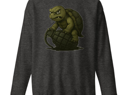 Wütende Schildkröte auf Granate Unisex-Premium-Pullover – Sweatshirts – klamottn.de Wütende Schildkröte auf Granate Unisex-Premium-Pullover – Sweatshirts – klamottn.de