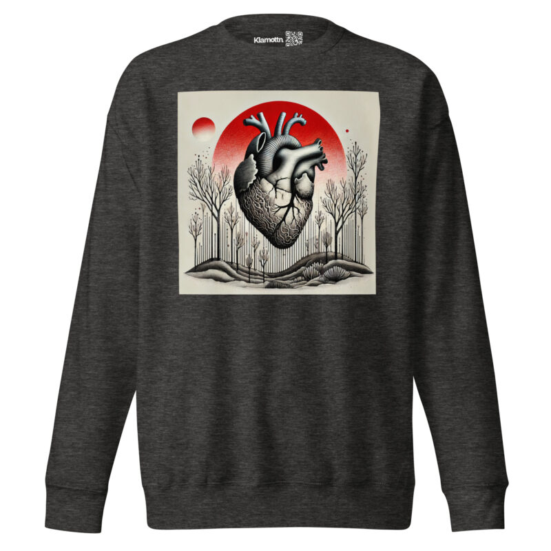 Herz im Schattenwald Unisex-Premium-Pullover – Sweatshirts – klamottn.de