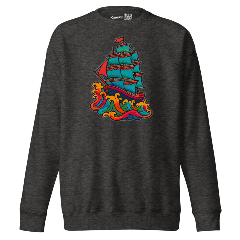 Wildes Piratenschiff Unisex-Premium-Pullover – Sweatshirts – klamottn.de