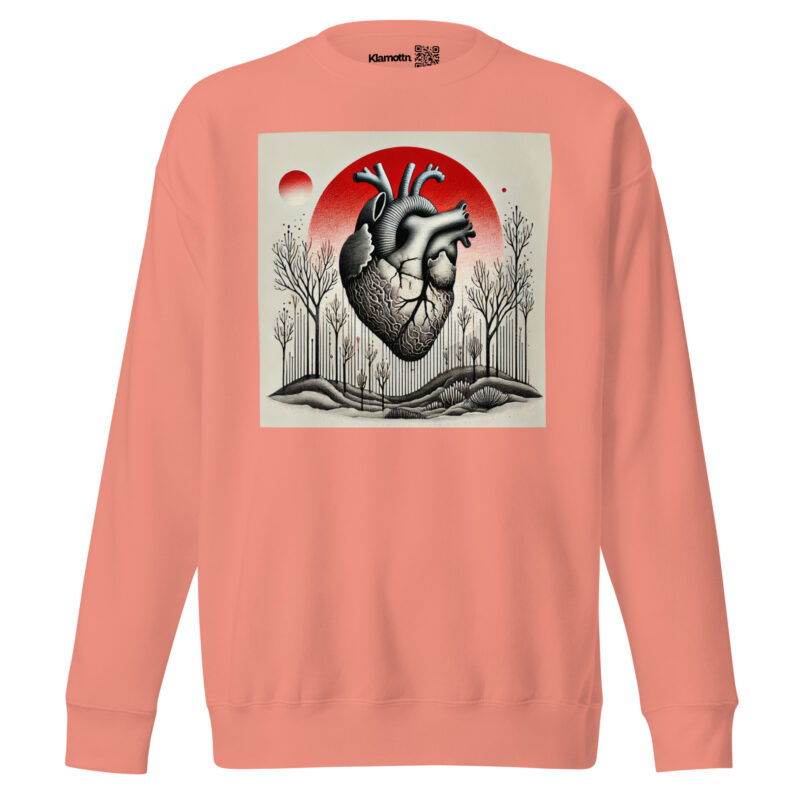 Herz im Schattenwald Unisex-Premium-Pullover – Sweatshirts – klamottn.de