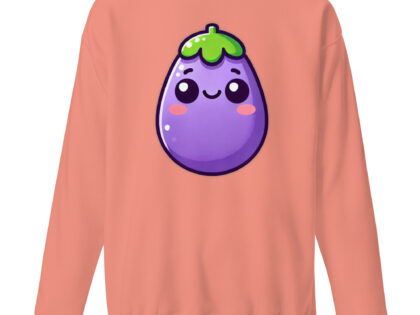 Kawaii Aubergine Unisex-Premium-Pullover – Sweatshirts – klamottn.de Kawaii Aubergine Unisex-Premium-Pullover – Sweatshirts – klamottn.de